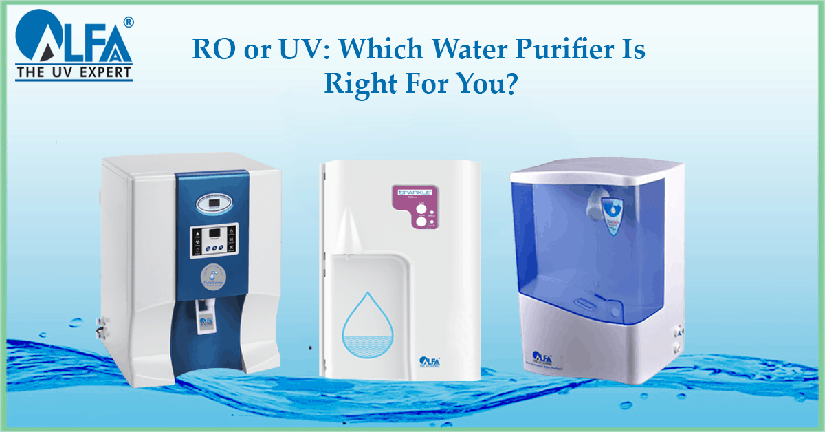 RO or UV: Which Water Purifier Is Right For You?