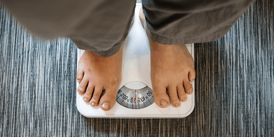 Weight Gain due to not drinking enough water