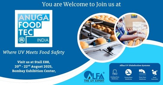 Shine with Alfaa UV at Anuga FoodTec India 2025!