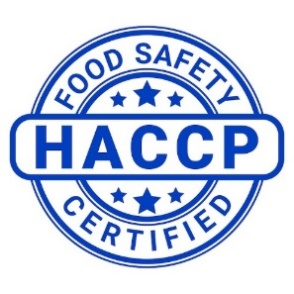 HACCP certified for water quality in food and beverage production